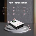 1250VA 1000W 12V Off-Grid Solar Inverter Pure Sine Wave Inverter 40A MPPT Solar Charge Controller IPS System